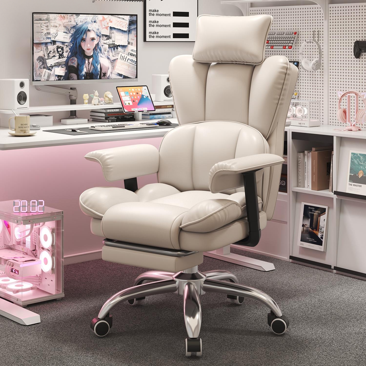 电脑椅办公椅电竞座游戏椅可躺椅