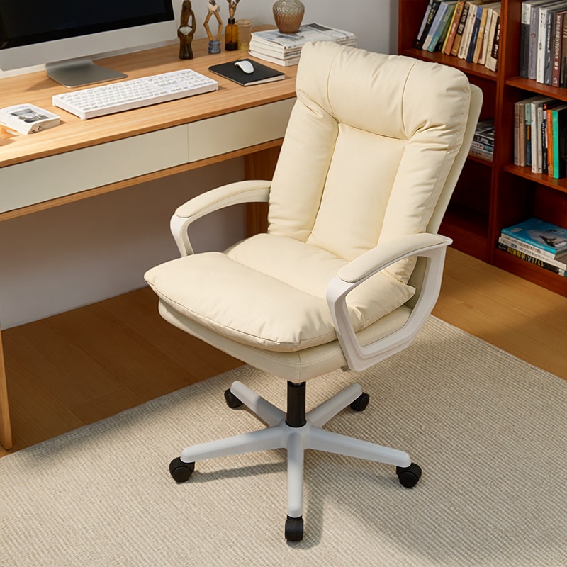 奶油风电脑椅椅化妆椅舒适梳妆椅