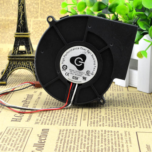 正品原装AVC 9733 F9733B12LG 12V 0.72A3线双滚珠涡轮鼓风机风扇