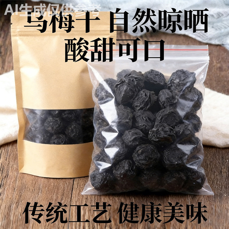 【小包更方便】乌梅干特产级酸梅汤专用山楂陈皮泡茶泡水喝生家用