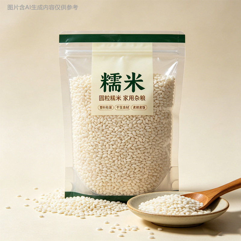 新货白糯米农家新米圆粒糯米饱满