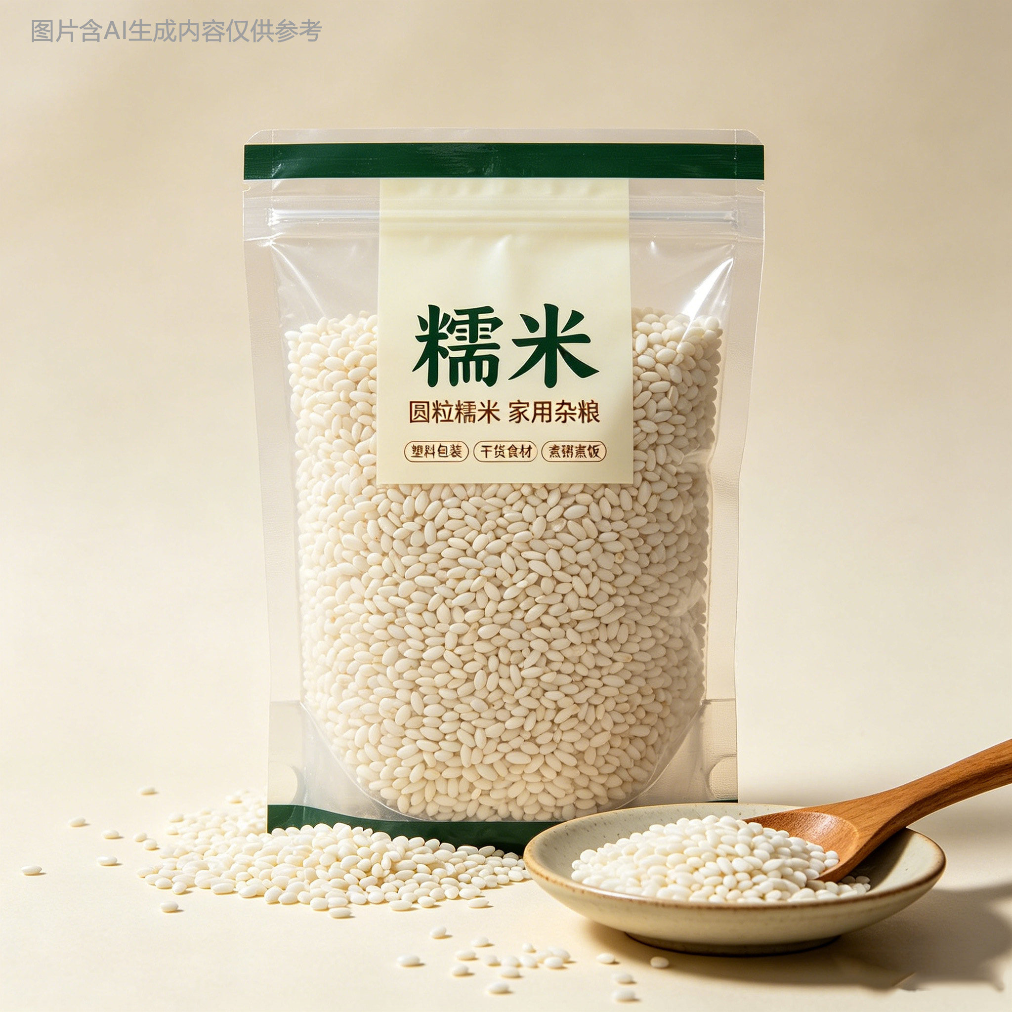 新货白糯米农家新米圆粒糯米饱满