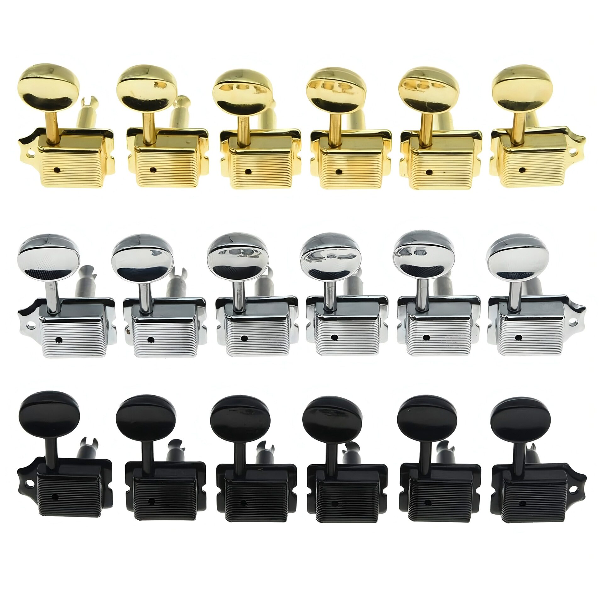 1:15 6R分体式复古电吉他弦钮半封闭吉他弦钮扭琴弦弦准