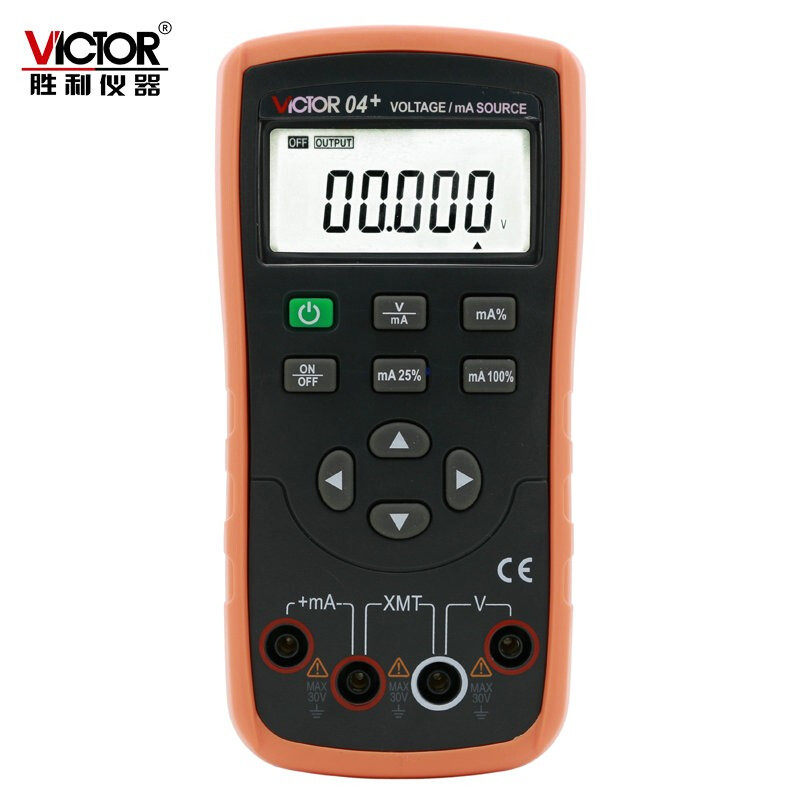 VICTOR胜利VC04+过程校验仪 电压电流信号发生器 模拟变送器输出