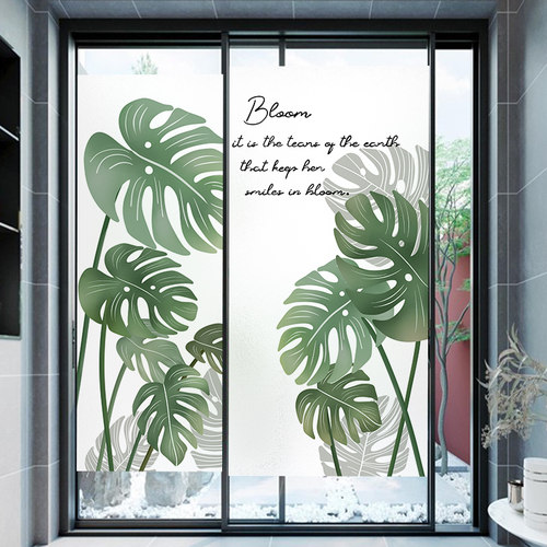 速发卫生防推拉门玻砂贴纸间走光磨璃窗花纸玻璃贴膜遮膜透光不透