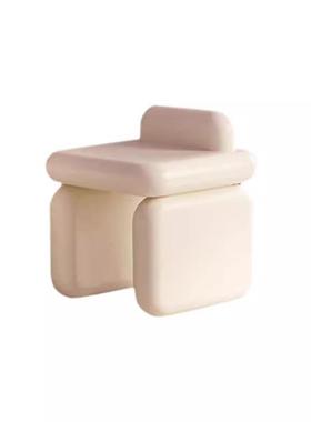 NIY餐椅法式矮奶油风凳子现童代简约餐厅凳奶咖啡厅茶店软包儿椅