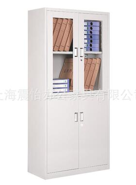 上海钢文制文柜办DJG公铁皮子柜档案资料带件锁储物柜矮柜件柜