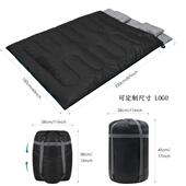 人户外双情侣枕加露营带头睡袋可拆分可拼接防水NF SR可厚定