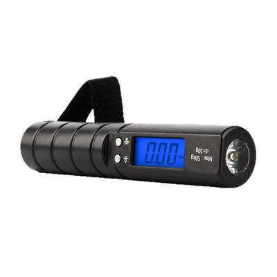 便携手秤高精NS-18电电子秤卷尺筒提款行李秤50kg快递度秤钓鱼秤