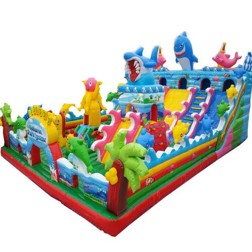 充气堡厂家大型滑梯儿园童游乐淘JL-89996气堡加厚城产生厂家广场