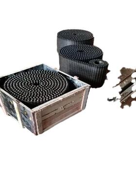 的加密型无声齿形链带节距12725璃.438.1.耐高温齿链带玻工业