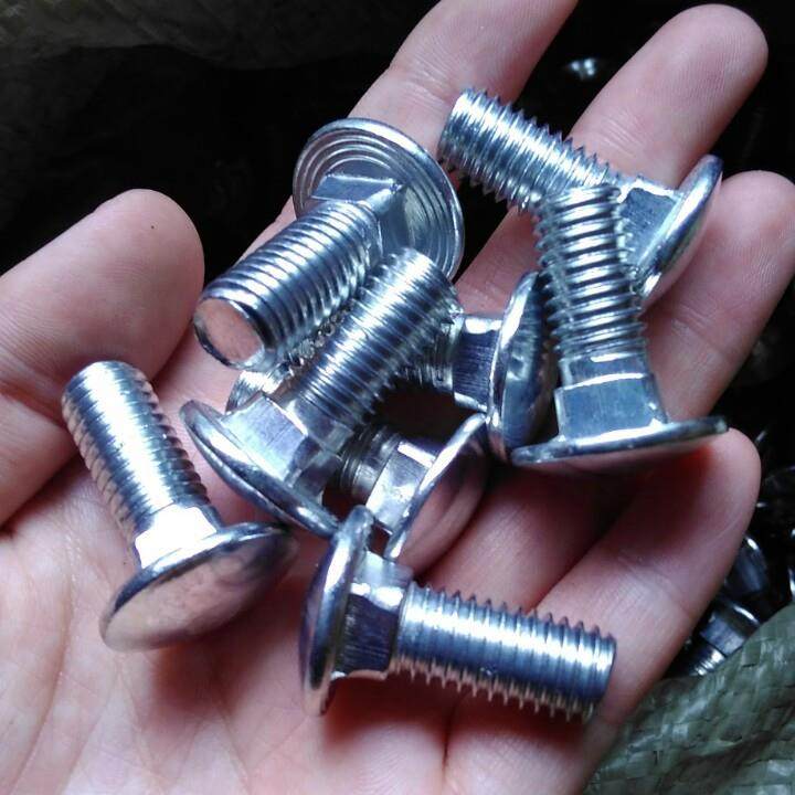 方径螺丝栓 马车栓 法兰母 桥架螺丝 8*25 8*30