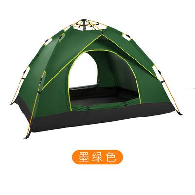 厂RPX家直销双用弹压旅游帐户外双自假层篷3-4人动户外野营露营帐