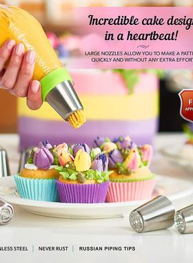 法国140件套裱蛋糕AL-62944台套装裱花花嘴分层转花器裱笔硅胶扎