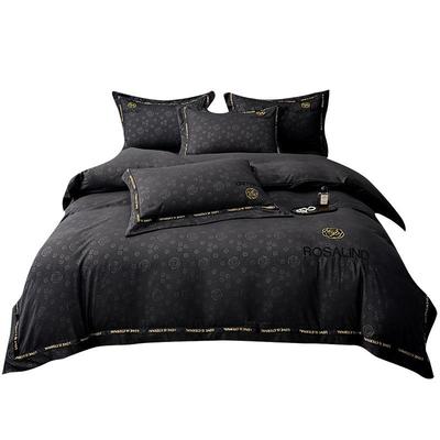 亲肤磨毛刺绣压LLA5065被花台套件湾床包床笠四件套单人学生三套