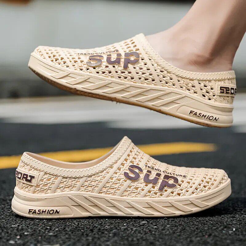 [下单立减50]洞洞鞋男款户外运动型夏季外穿厚底防臭镂空耐磨沙滩