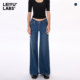 LEIYU 复古欧美阔腿长裤 LABS中低腰宽松直筒牛仔裤 女秋2025年新款