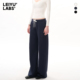 LABS中腰直筒卫裤 女2025年秋季 新款 LEIYU 撞色抽绳宽松阔腿休闲裤