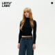 LEIYU 显瘦内搭上衣 高弹修身 LABS小立领针织打底衫 女冬2025年新款