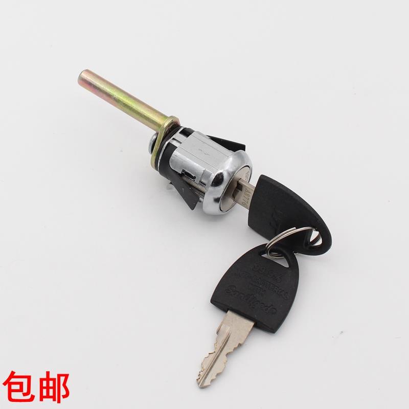 WT文件档案柜锁/信箱勾锁铁柜插杆三连锁 铁皮柜卡式锁连动转舌锁