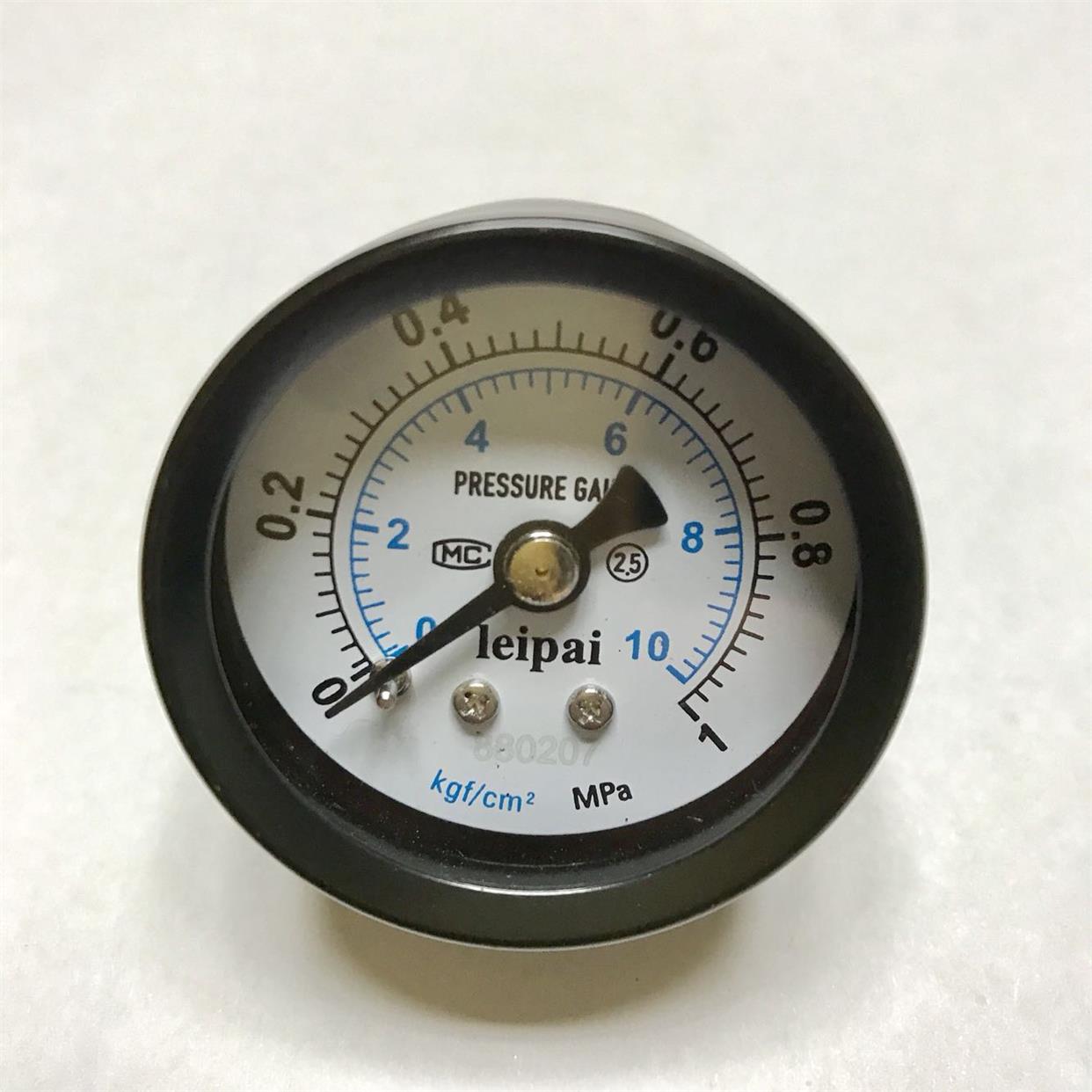 1mpa 10kgf/cm2 轴向压力表 水压 气压 美制1/4npt螺纹 直径40mm