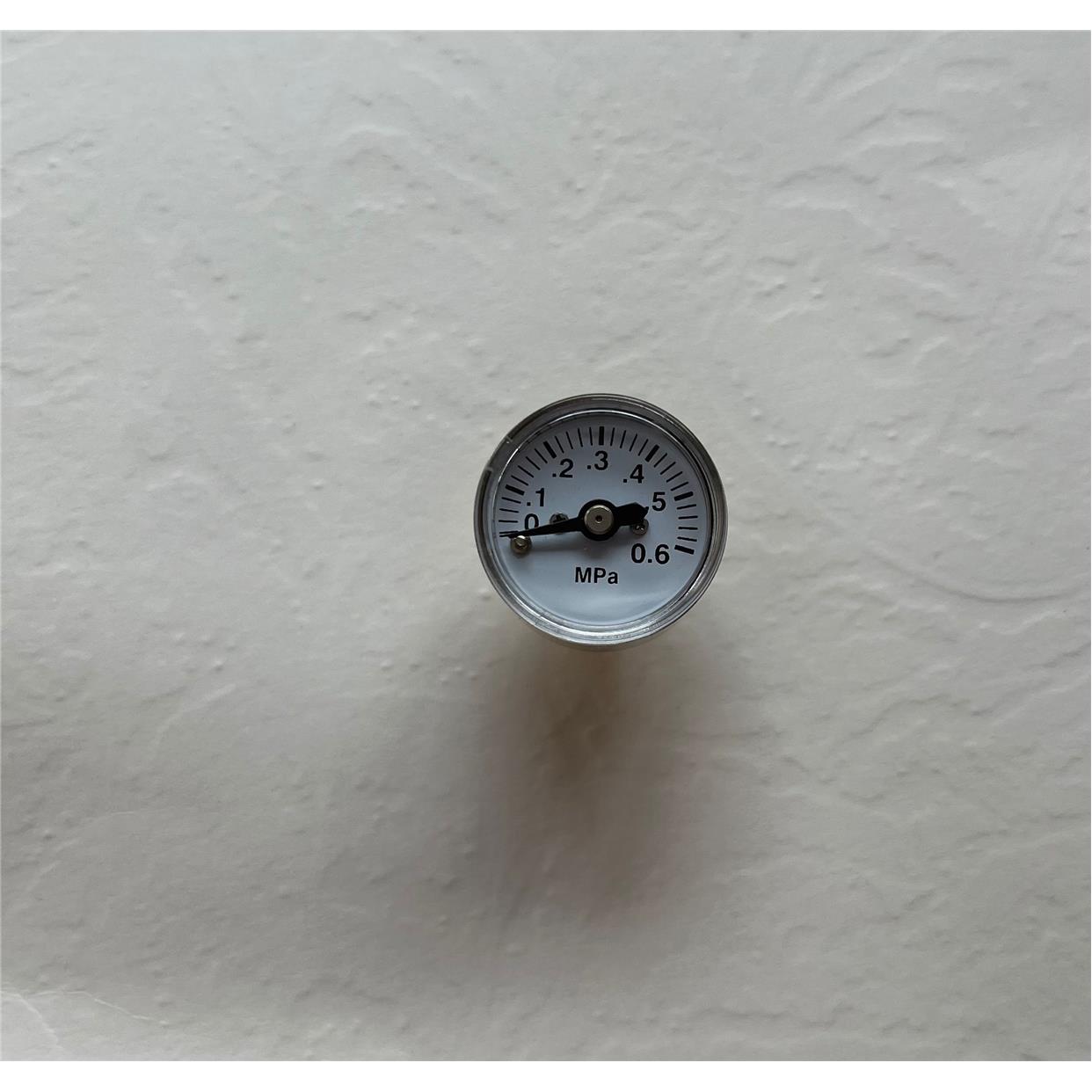 直径25mm 轴向压力表 压力0-0.6mpa 螺纹m10x1 Y-25Z 空气、液体