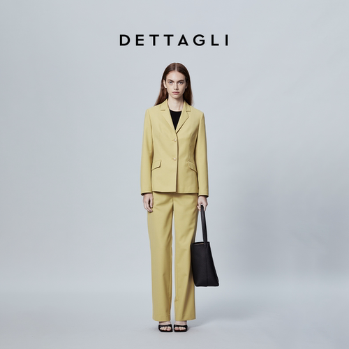 Dettagli迪塔莉翻领收腰西装