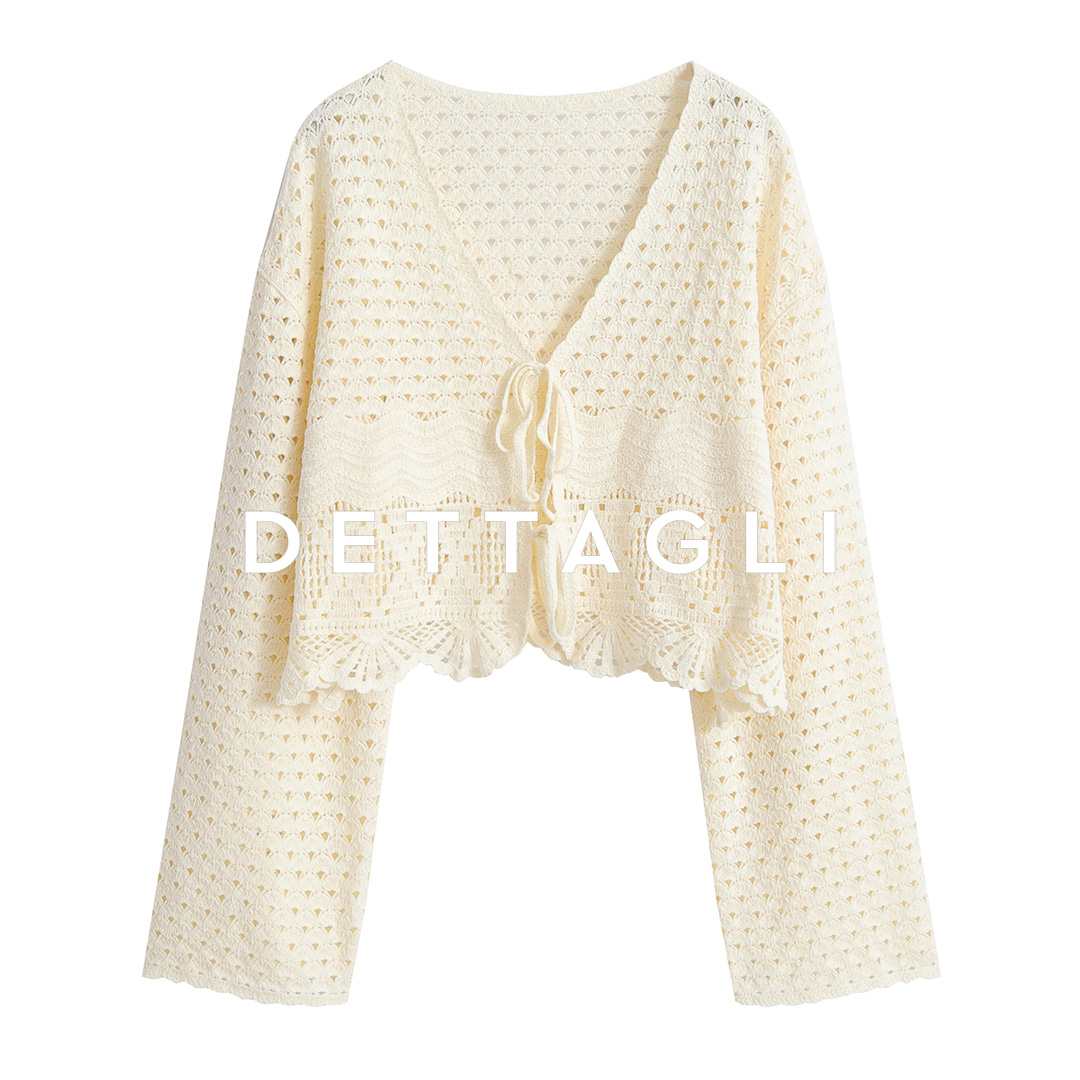 Dettagli/迪塔莉钩花开衫