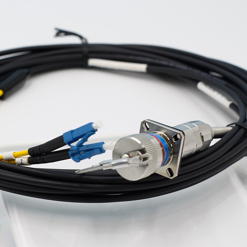 J599系列圆形连接器J599-20KB02A1N-2LC-10-0.2m 2芯 单模/多模