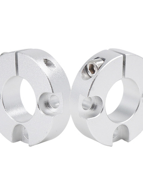 SCN3H三沉头孔固定环轴环端面3通孔开口型铝合金光轴定位环