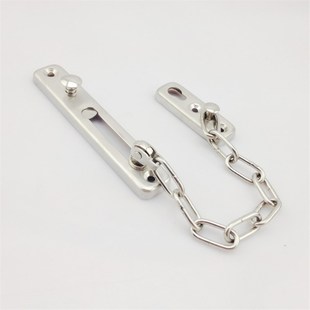 加厚不锈钢防盗链 插销安全反链条加长不锈钢链环 宾馆酒店防盗链