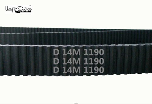 双面齿 DA14M 1190 85齿 橡胶 同步带 圆弧齿 皮带 传动带