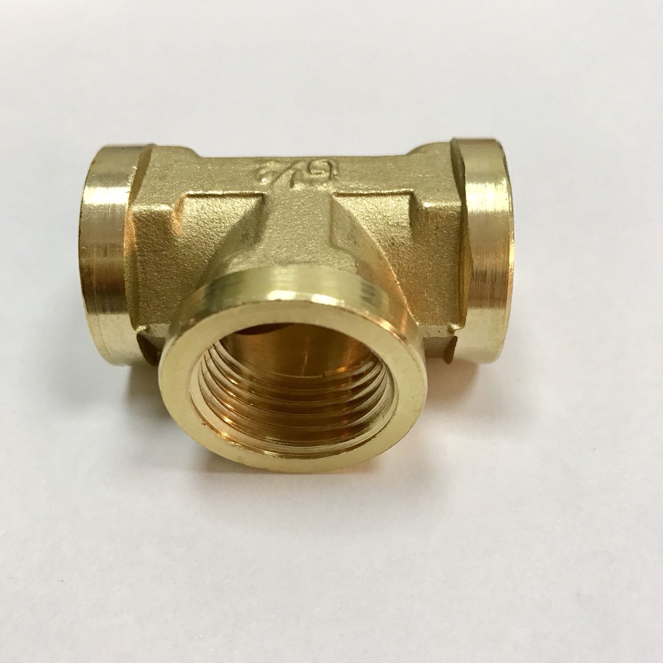 铸造件 铸铜 1/2 四分 内丝三通接头 铜内丝三通 压力2mpa DN15