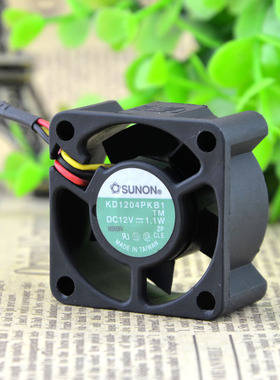 建准SUNON  KD1204PKB1 12V 1.1W 4CM 4020 40*40*20 3线 风扇