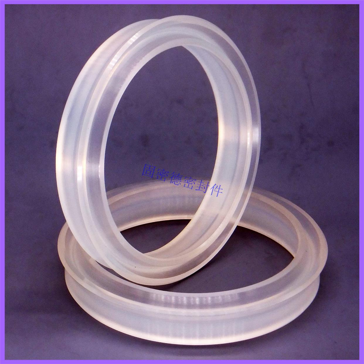 液压油缸油封YXD/U型380/400*356/376*24活塞孔用聚氨酯密封圈件