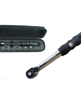 小扭力套筒扳手台湾数显2-14NM进口1/4可调式扭矩自行车力矩扳手