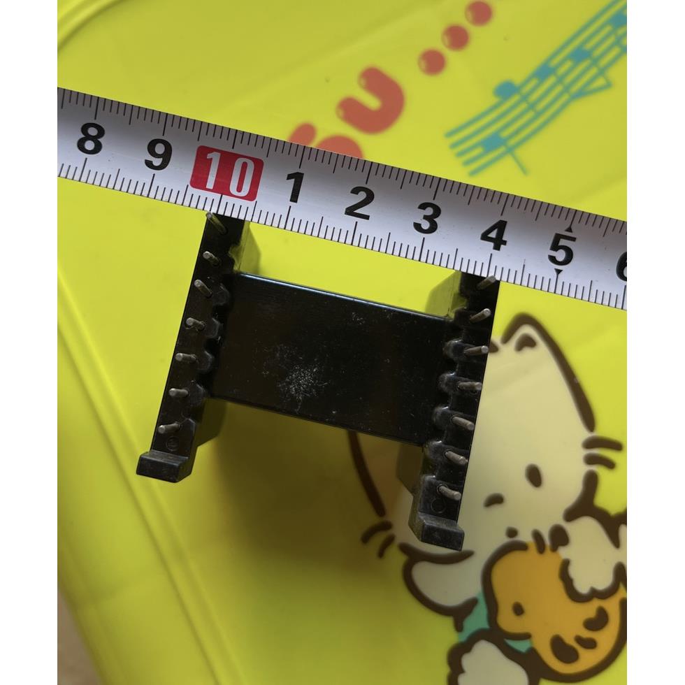 全新 EE55 B 7+7针 卧式 黑色骨架 电木支架