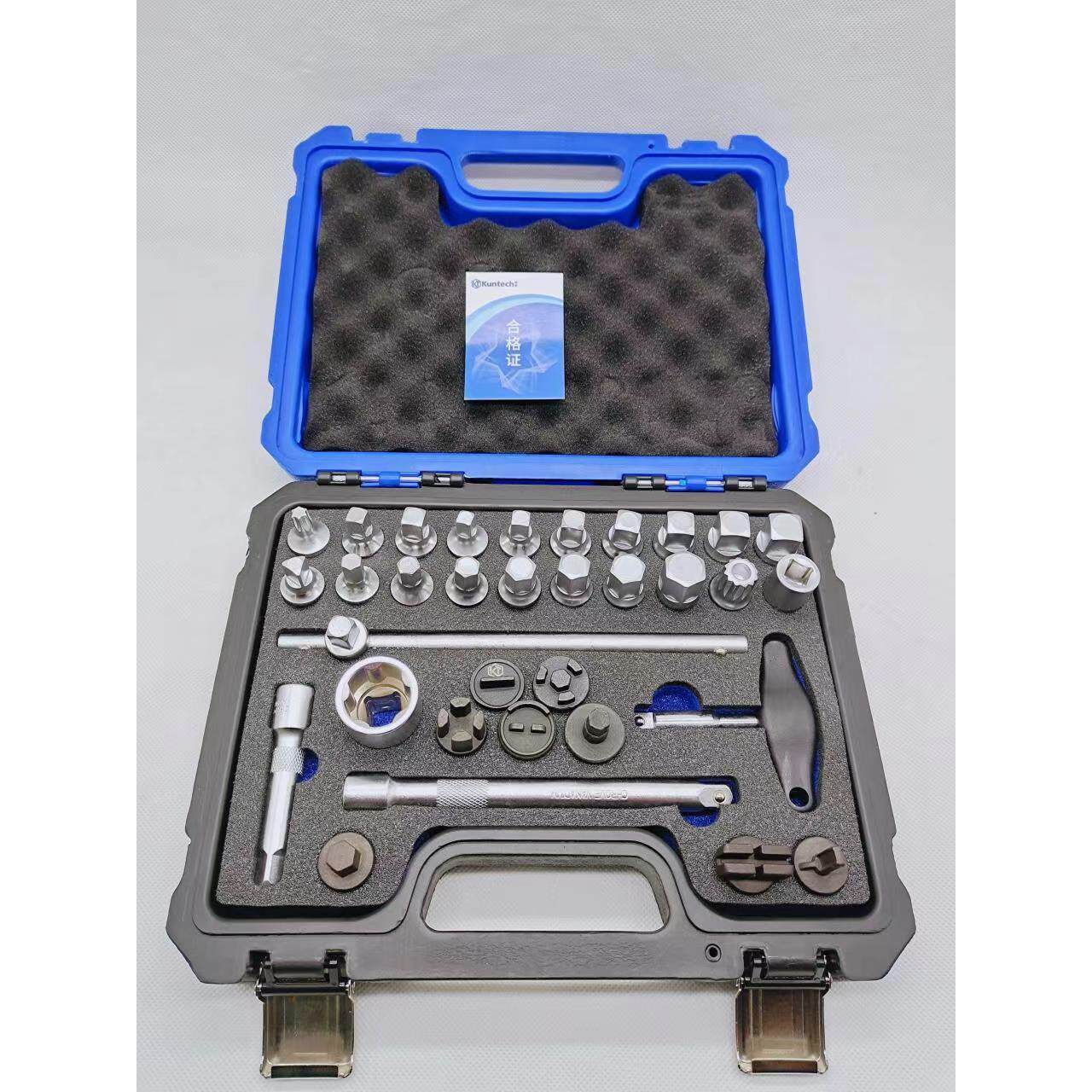 KT6106A 33件油底壳螺丝拆卸工具坤泰专用工具