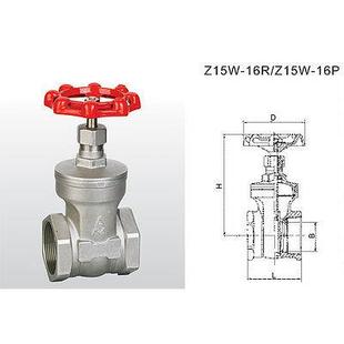 正品埃美柯8123不锈钢304耐高温丝口闸阀水管阀DN50(2寸)专卖店