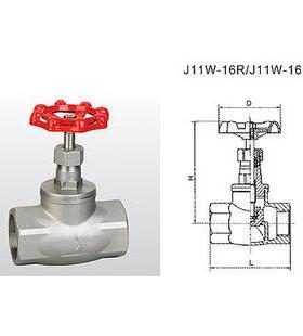 正品埃美柯8333不锈钢304耐高温截止阀单流DN152025324050专卖店