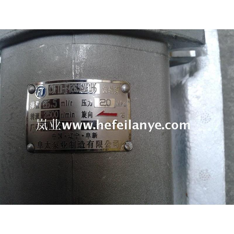叉车齿轮泵阜太液压高压油泵CBFTD江淮F426.5万 丰A1F1H6原厂配件