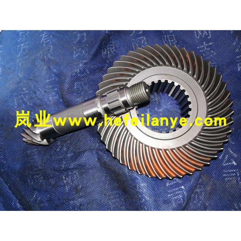 牵引车变速箱角齿盆齿差速器输出轴螺旋伞齿轮合力电动QYD40S原厂