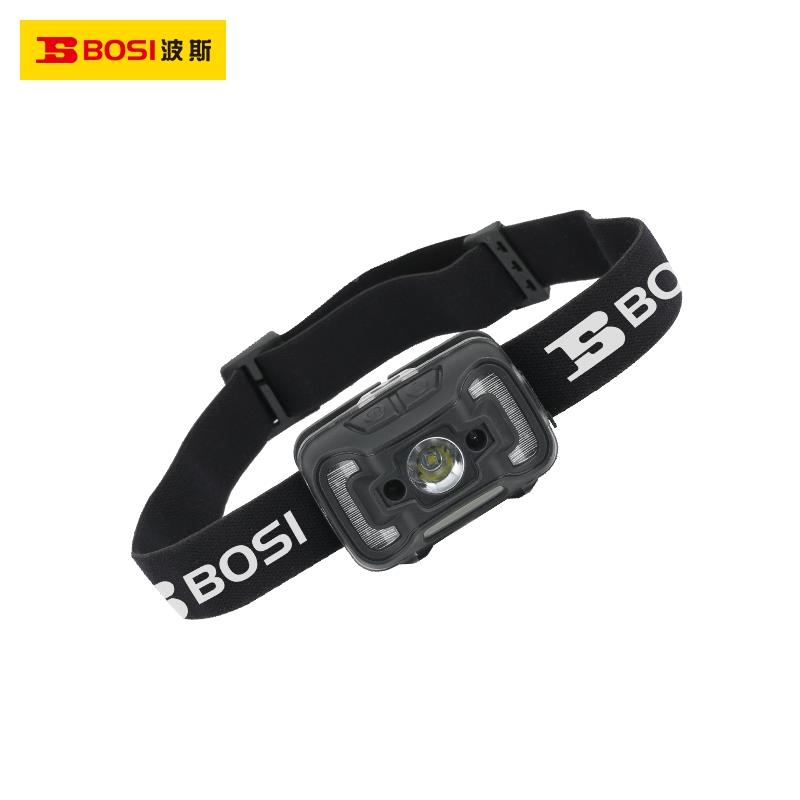 波斯工具三档调节多功能LED强光感应头灯260流明BS530853