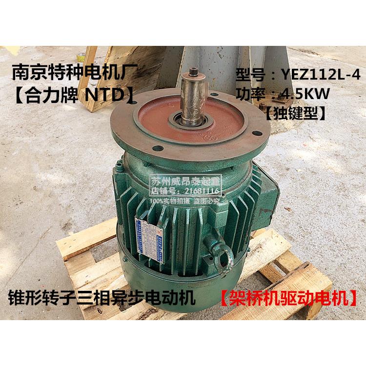 TND南京特种电机YEZ112L-4/4.5kW独键型摆线针轮减速机电机 建筑