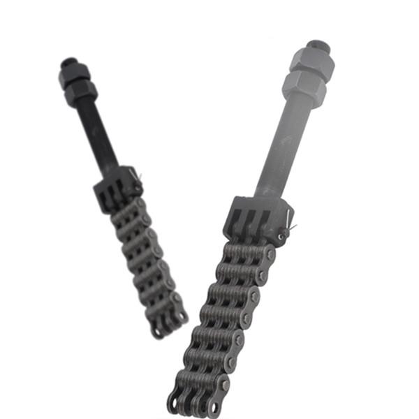 10B10A-2双排12A链条调节螺杆单排16A20A滚珠链条螺杆08B-1螺杆