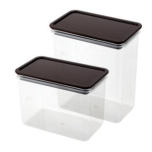 奶茶店果粉盒罐咖啡豆密封罐1/0.5KG塑料盒珍珠粉盒奶茶粉储物罐