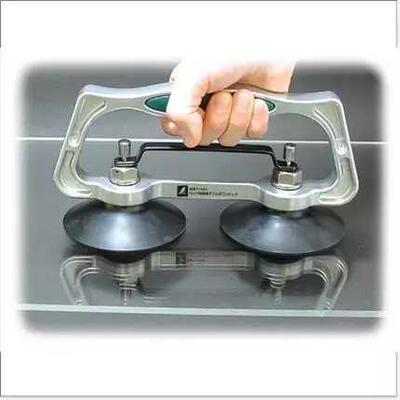 日本亲和SHINWA企鹅 74484玻璃瓷砖吸盘地板吸提器吸力双吸盘25KG