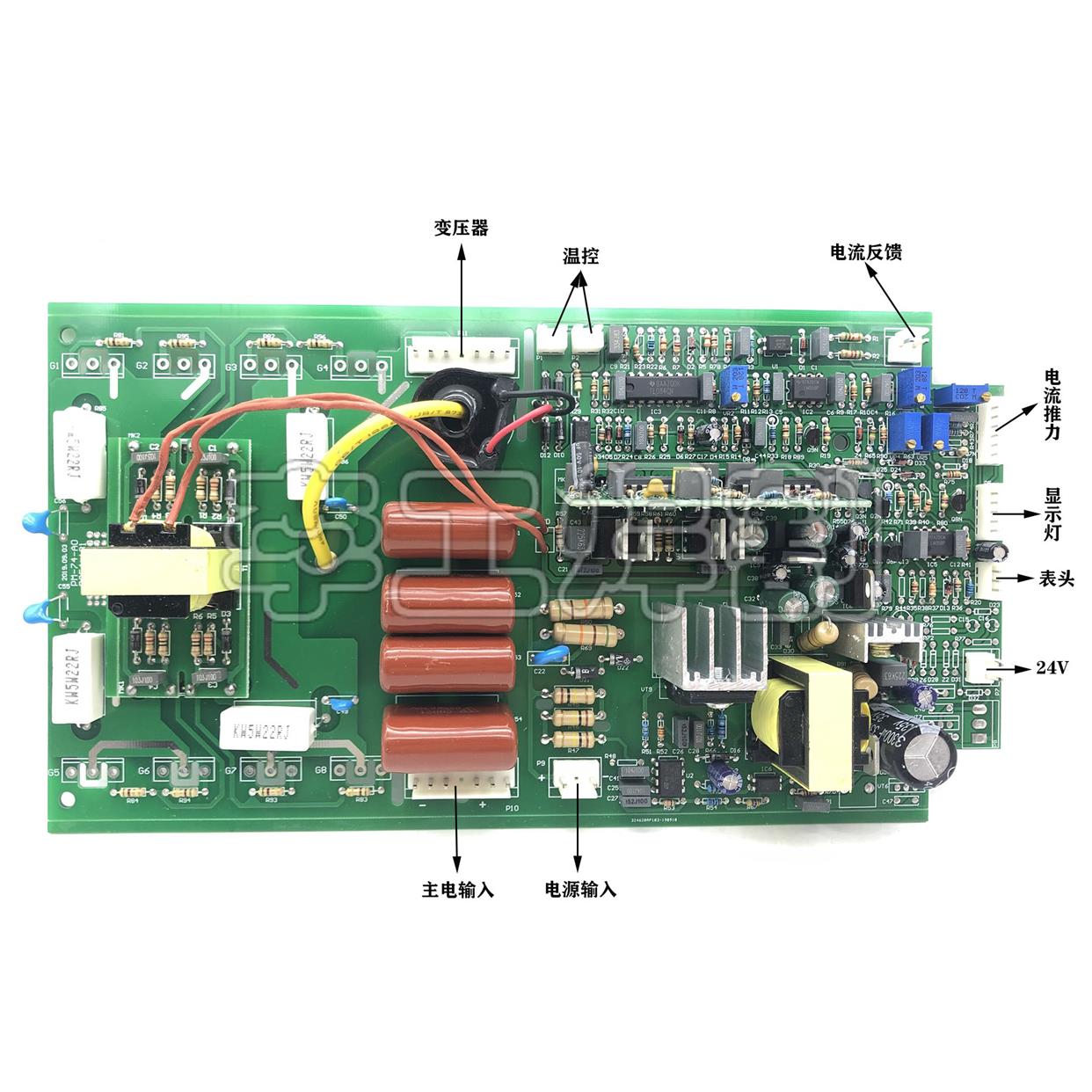 佳仕ZX7-400E/500逆变板上板 IGBT单管直流电焊机线路板 8个管位