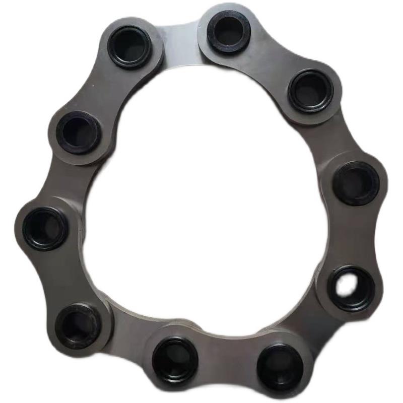 304不锈钢联轴器膜片弹性缓冲垫挠性叠片大扭矩四孔六孔银色包邮