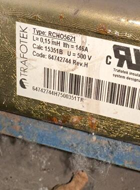 【汇生】ABB电抗器 RCHO5621 146A/500V 拆机功能【议价】